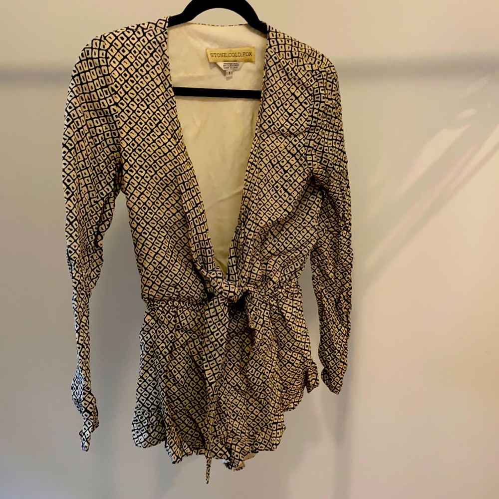 Stone cold fox romper- darling in summer